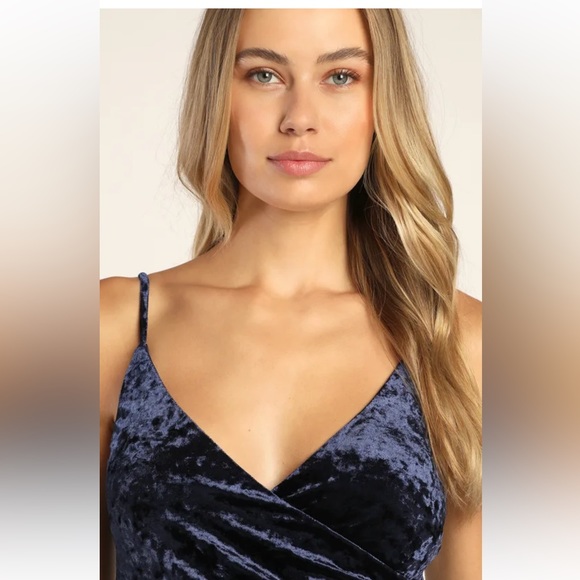 Lulus velvet mini dress - Picture 3 of 9